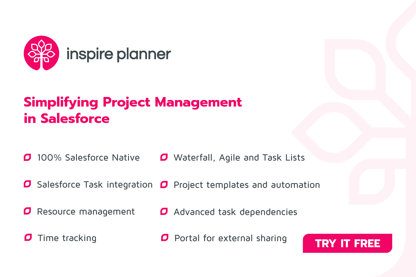 screenshot of Inspire Planner